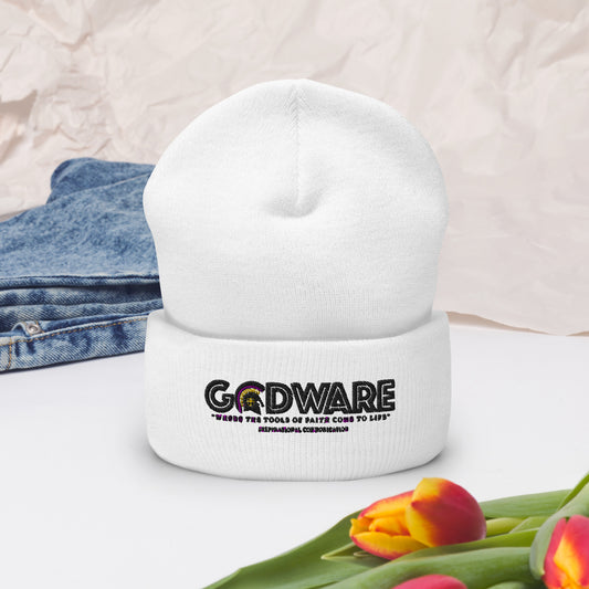 Godware Embroidered Beanie - Unisex Christian Inspirational Hat