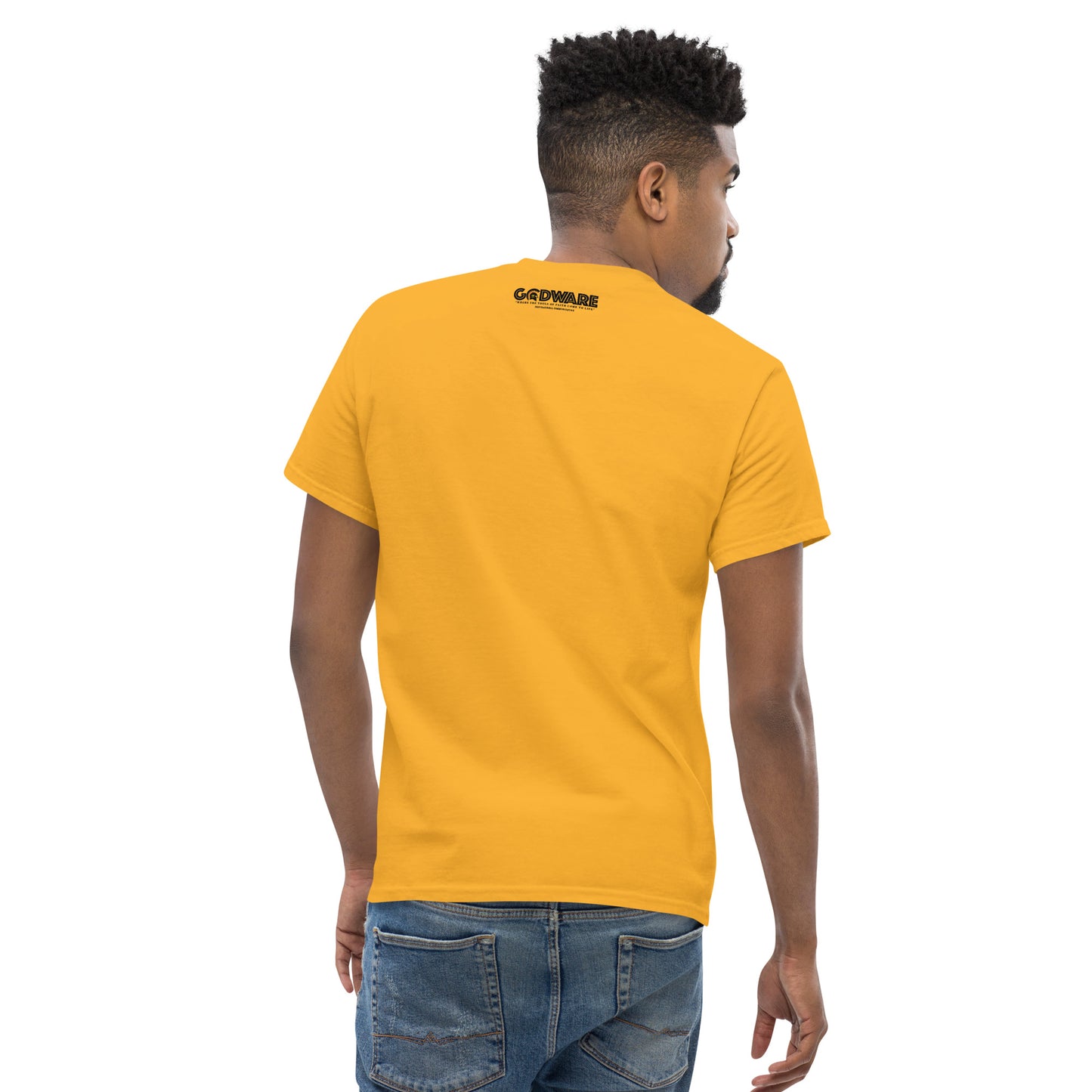 Attributes of God Men's cotton tee - Black print