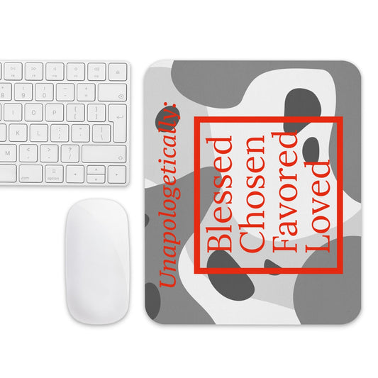 Inspirational Mouse pad - Unapologetic CamoRed