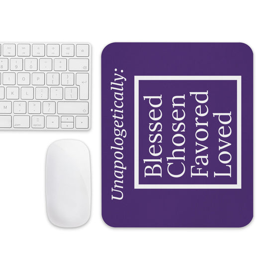 Inspirational Mouse pad - Unapologetic Purple