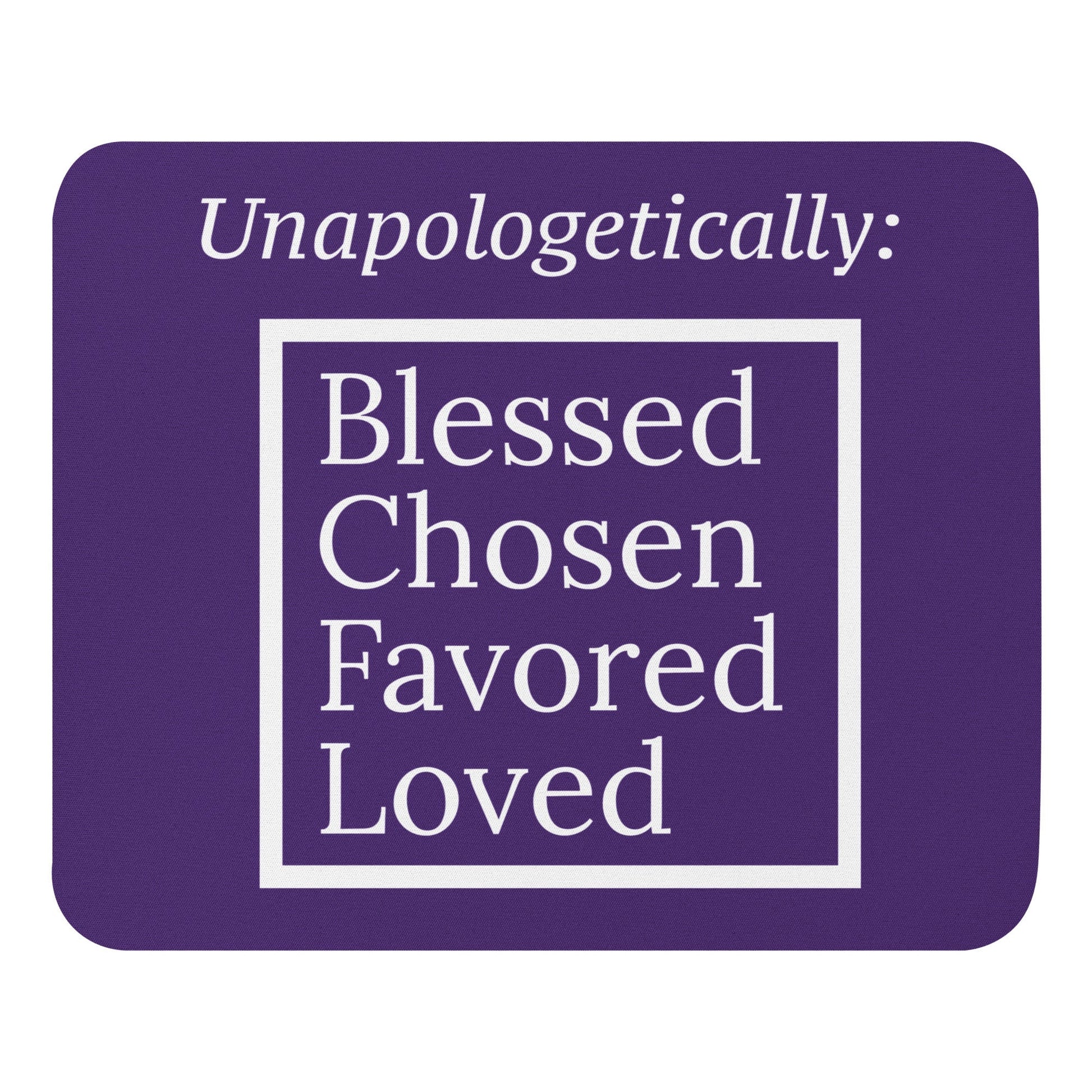 Inspirational Mouse pad - Unapologetic Purple