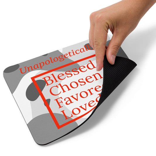 Inspirational Mouse pad - Unapologetic CamoRed