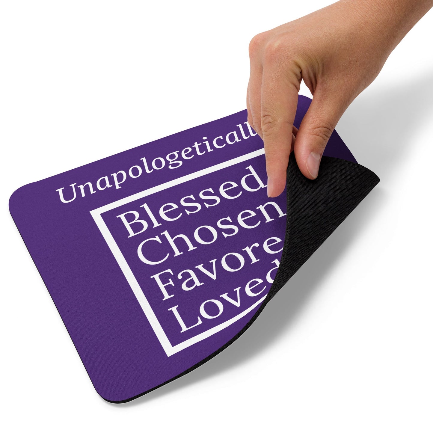 Inspirational Mouse pad - Unapologetic Purple