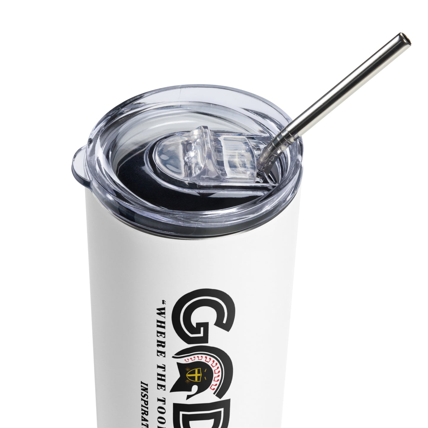 Godware Logo Stainless steel tumbler - Black print