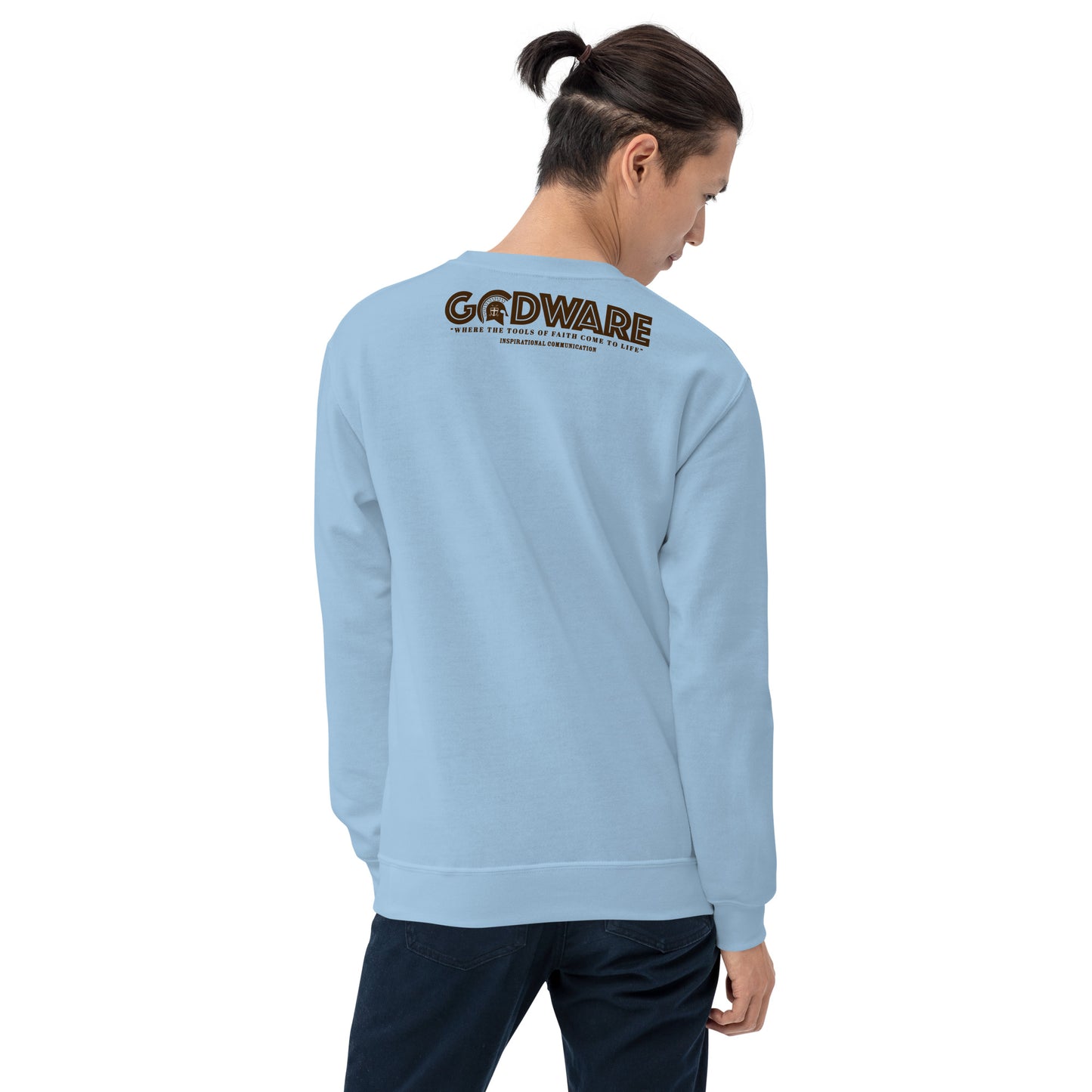 Attributes of God Crew Neck Sweatshirt - Brown Spiral