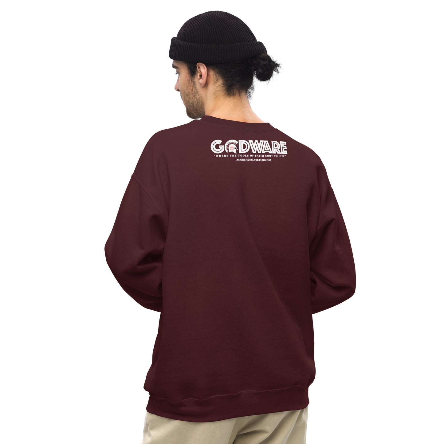 Godware Crew Neck Sweatshirt - White logo