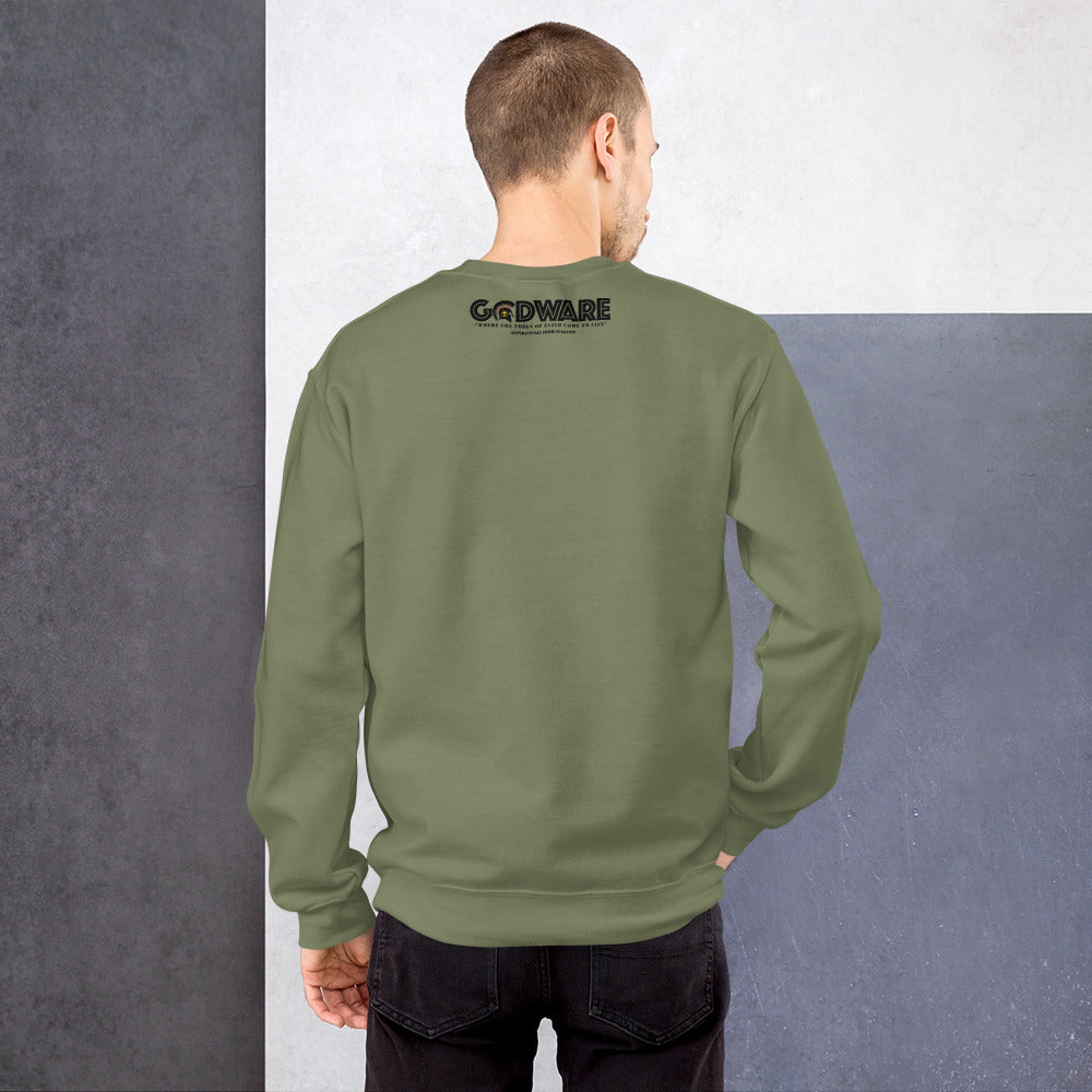 Unapologetic Inspirational Sweatshirt - Black print