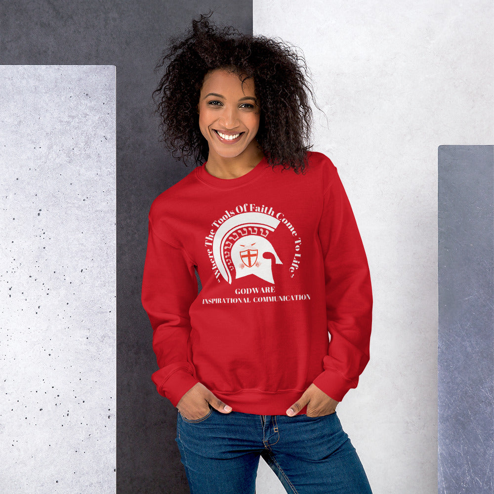 Godware Crew Neck Sweatshirt - White logo
