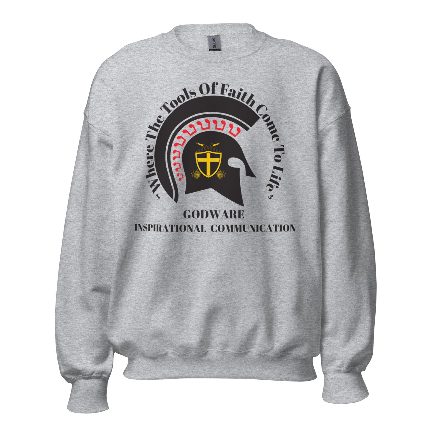 Godware Crew Neck Sweatshirt - Black logo