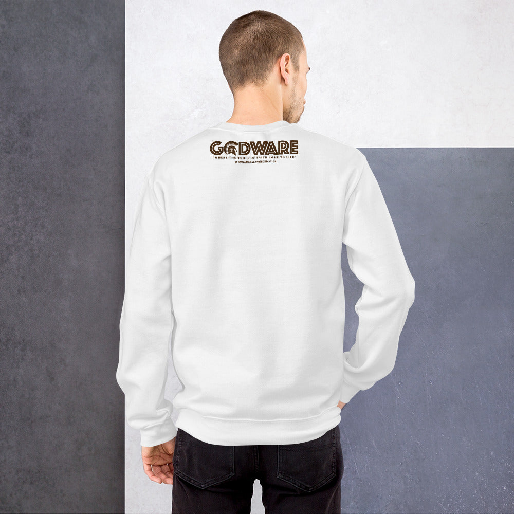 Godware Crew Neck Sweatshirt - Brown logo