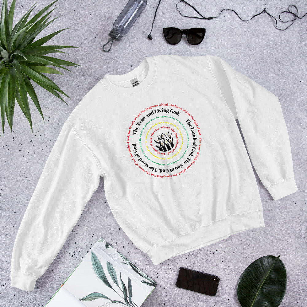 Attributes of God Crew Neck Sweatshirt - Multi-Color