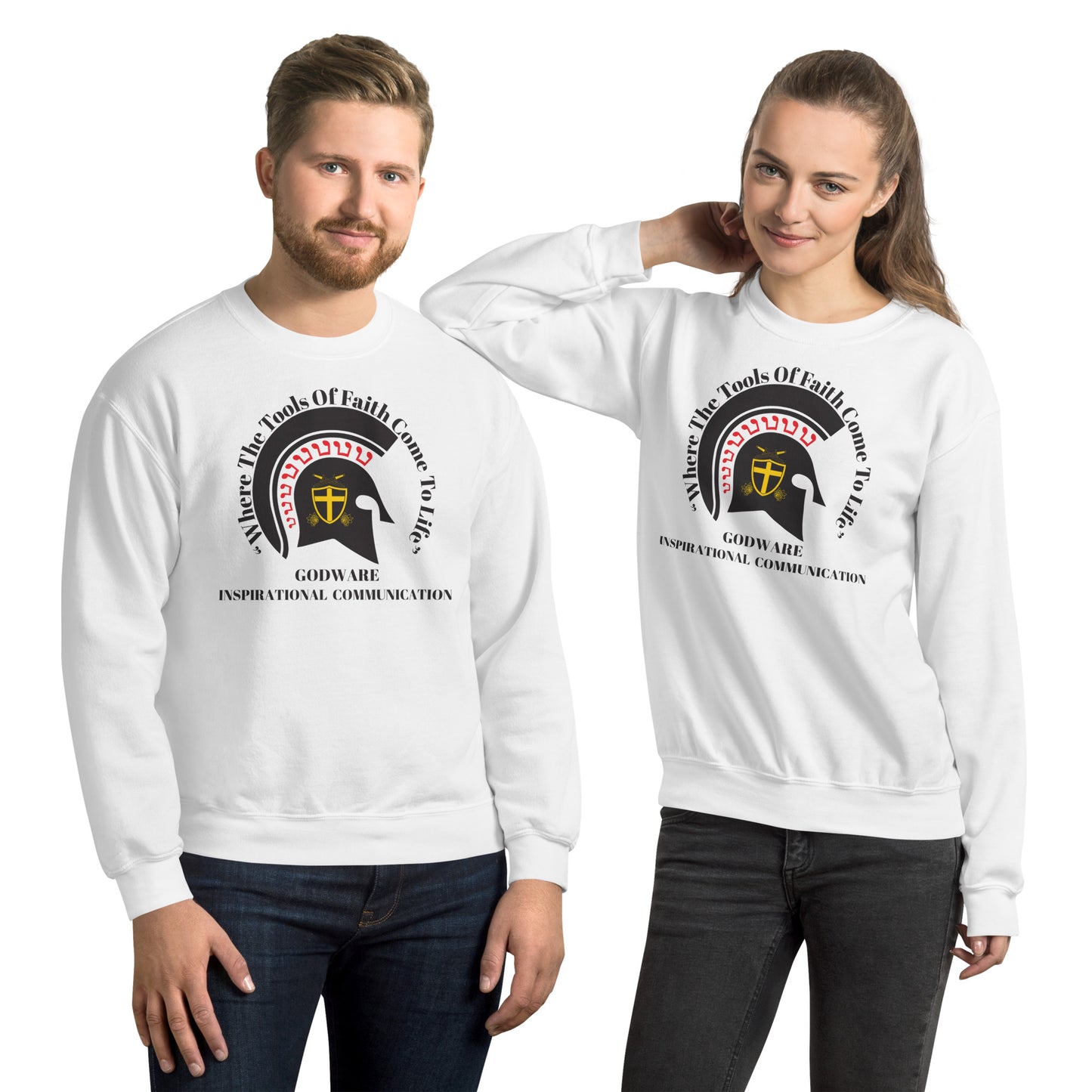 Godware Crew Neck Sweatshirt - Black logo
