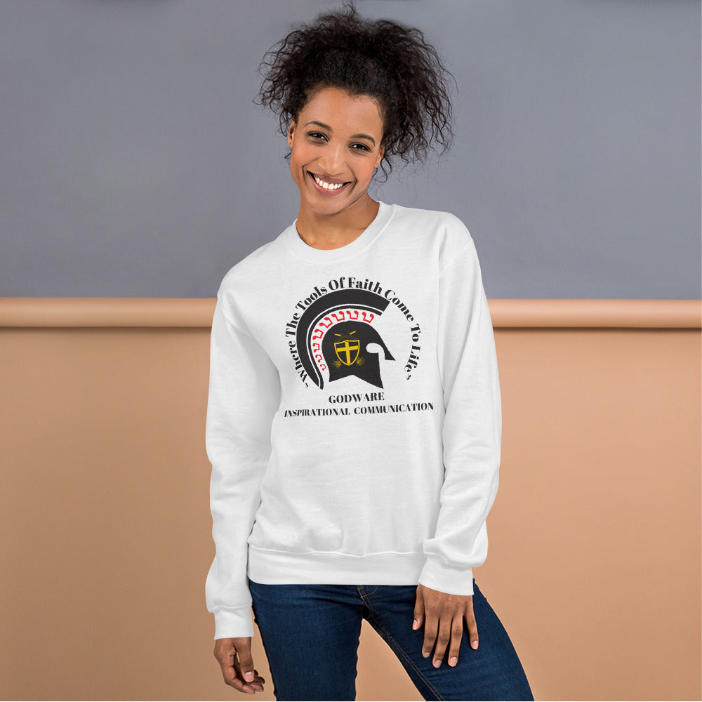 Godware Crew Neck Sweatshirt - Black logo