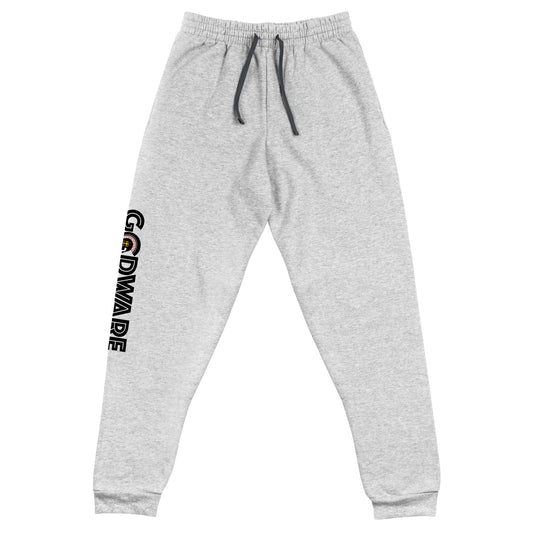 Godware Unisex Joggers/Sweatpants - Black print