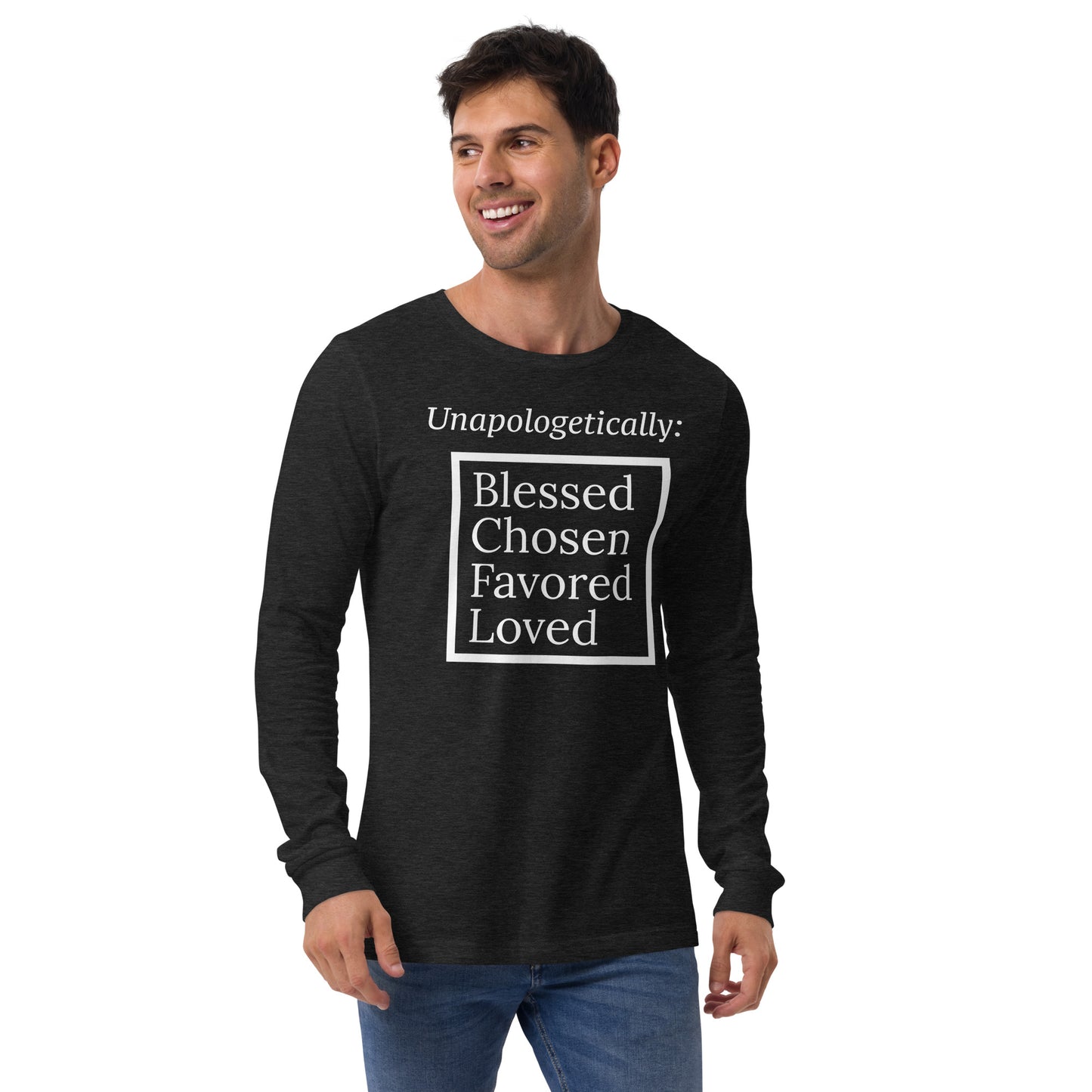Unapologetic Inspirational Unisex Long Sleeve Tee