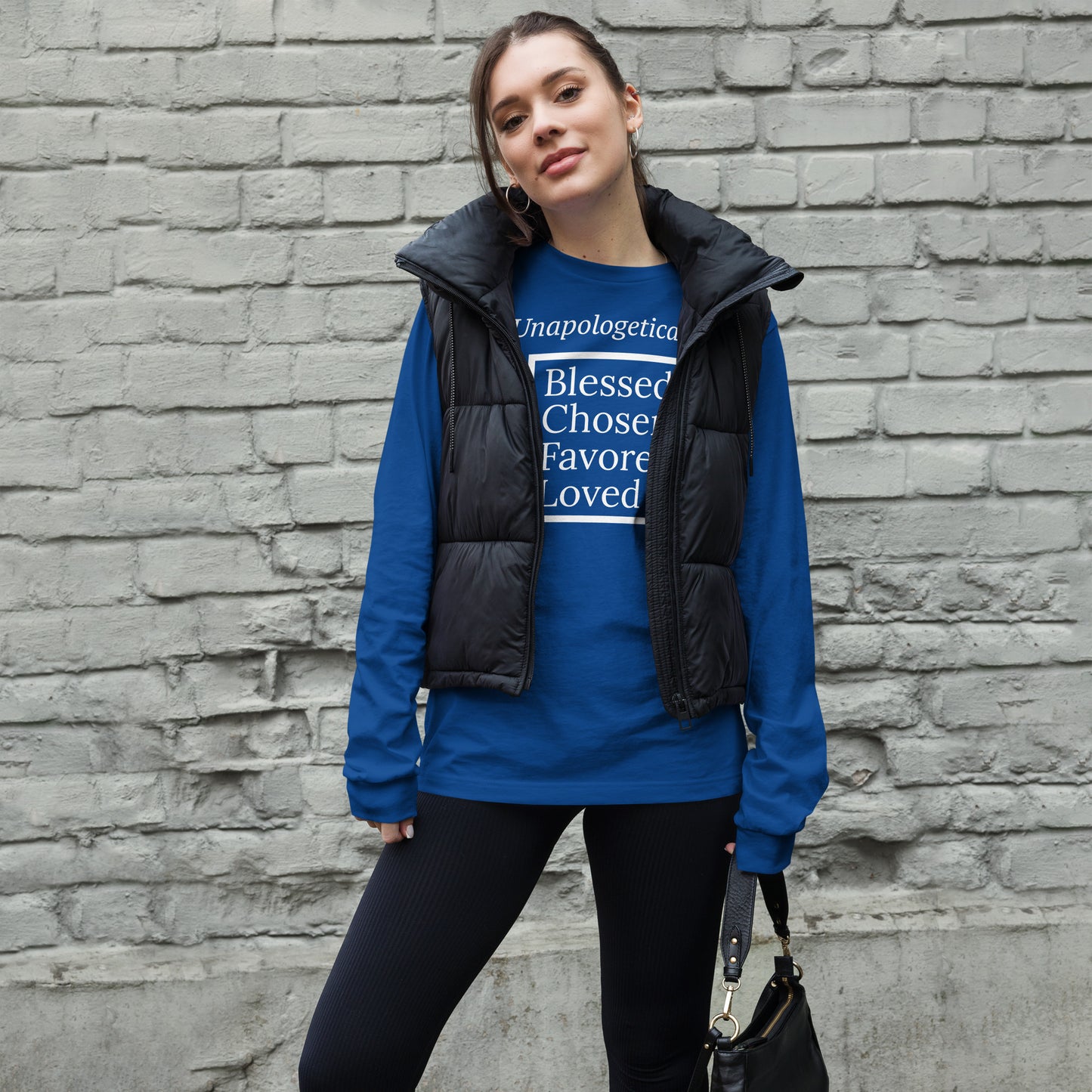 Unapologetic Inspirational Unisex Long Sleeve Tee
