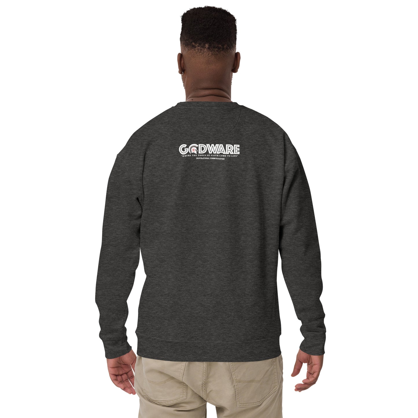 Make Sense Premium Sweatshirt-White Print