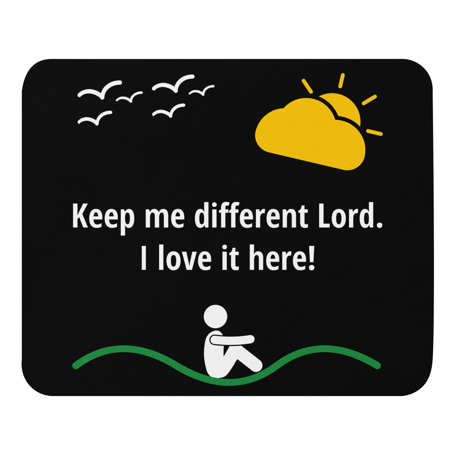 Inspirational home decor; Christian home decor; mouse pad