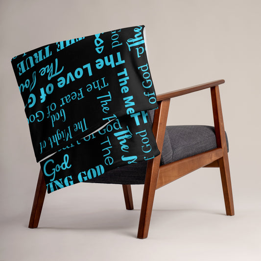 Attributes of God Inspirational Throw Blanket