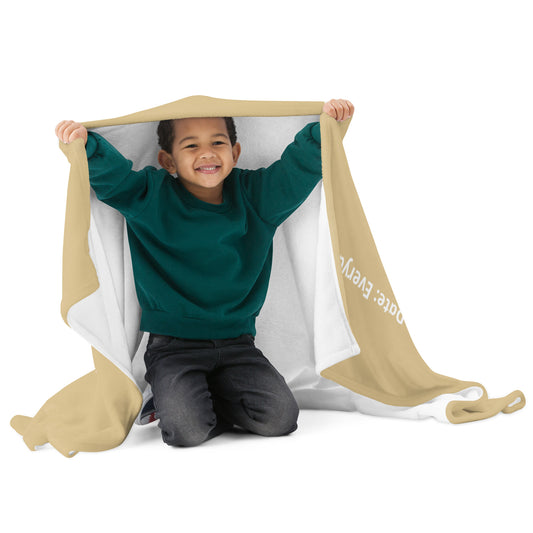 Dear God Velvety Soft Throw Blanket - Earthtone