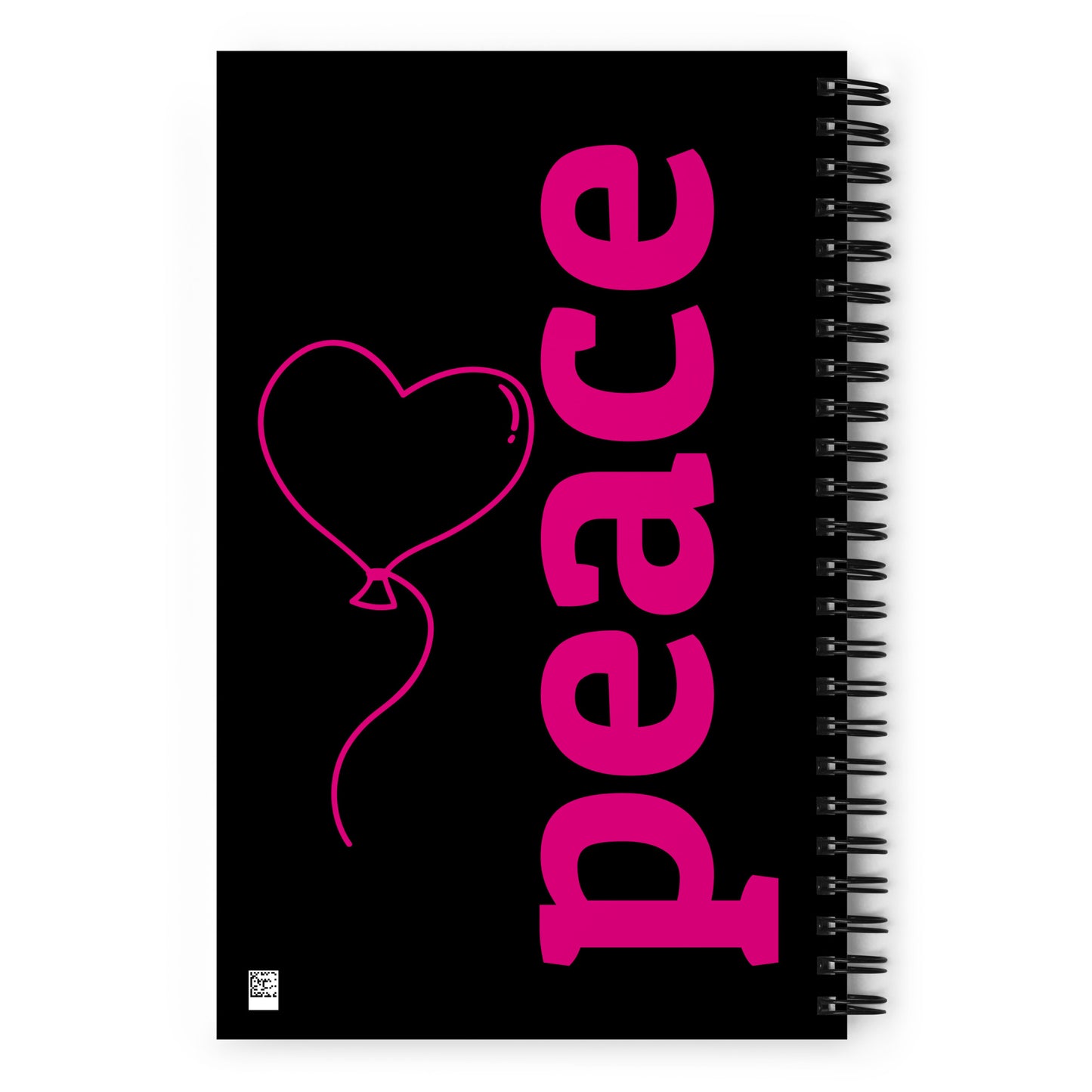 Dear God Spiral notebook - Hot Pink/Black