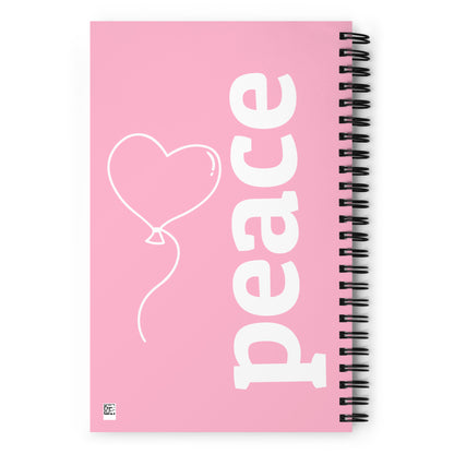 Dear God Spiral notebook - Pink