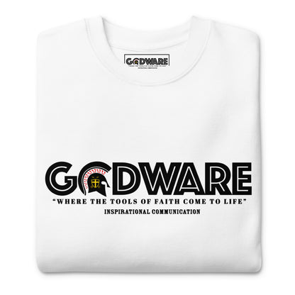 Godware logo (Premium Cotton) Sweatshirt - Black print