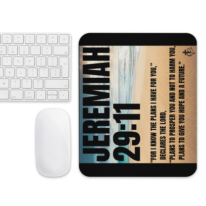 Jeremiah 29:11 Mouse Pad | Christian Desk Accessory