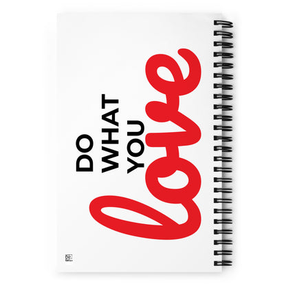 I Love You Spiral notebook - White