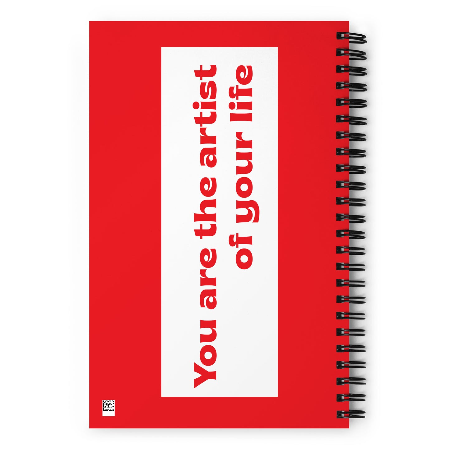 Make it Make Sense Spiral notebook - Red/White