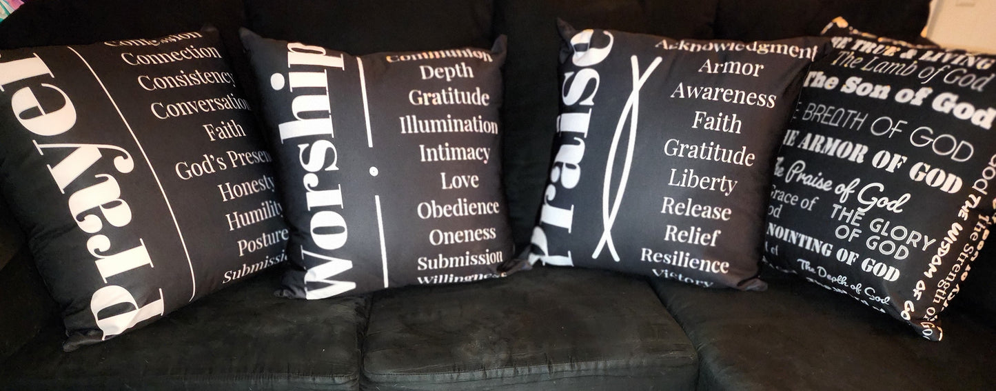 Inspirational home decor. Christian pillow. Inspirational pillows. Religious pillows. praise pillow.