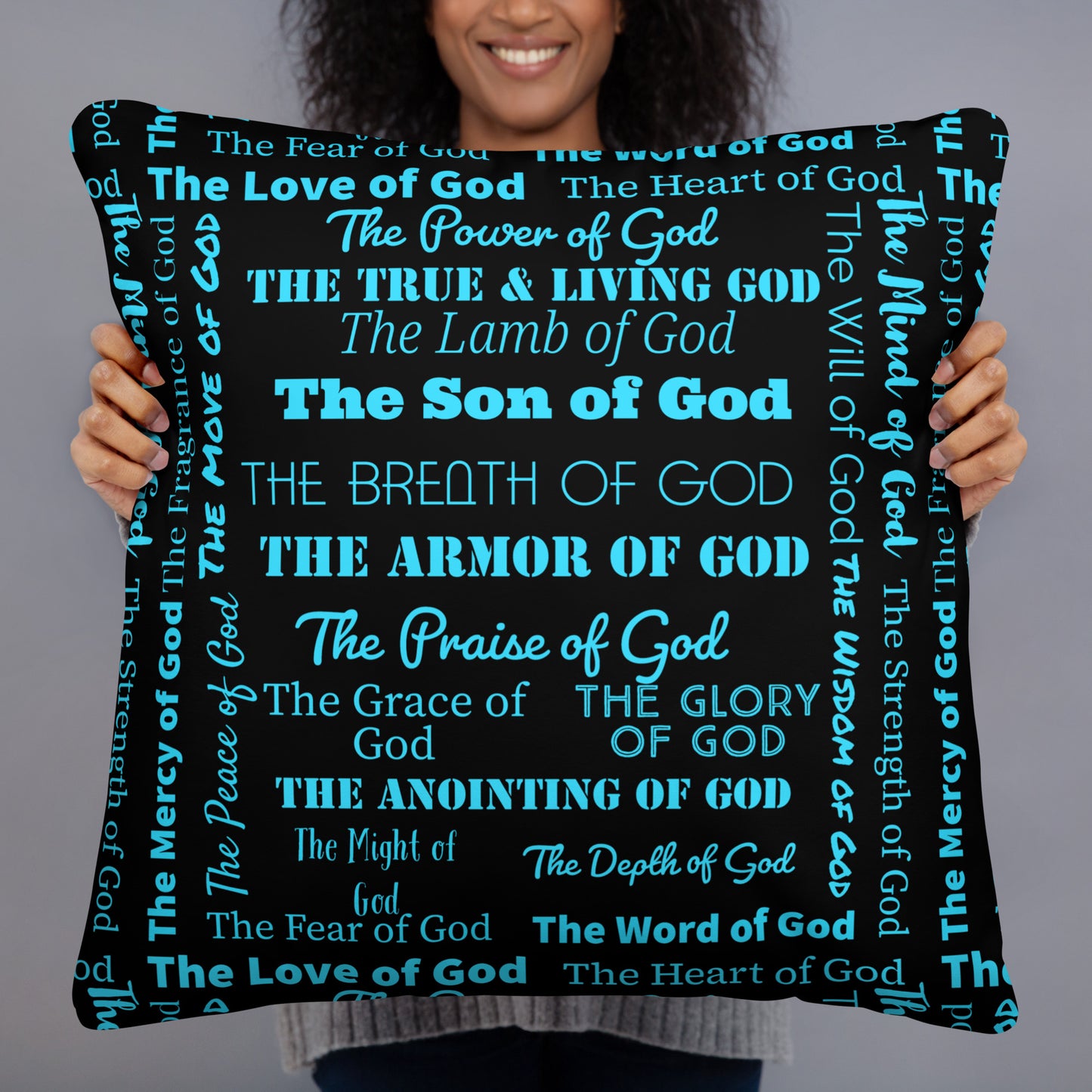 Attributes of God Inspirational Throw Blanket