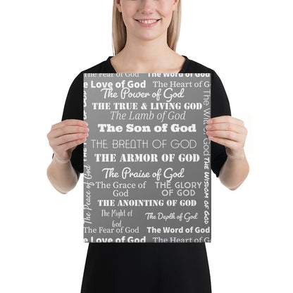 Inspirational Mouse pad - Attributes of God