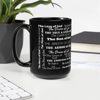 Attributes of God Black/White Inspirational Mug