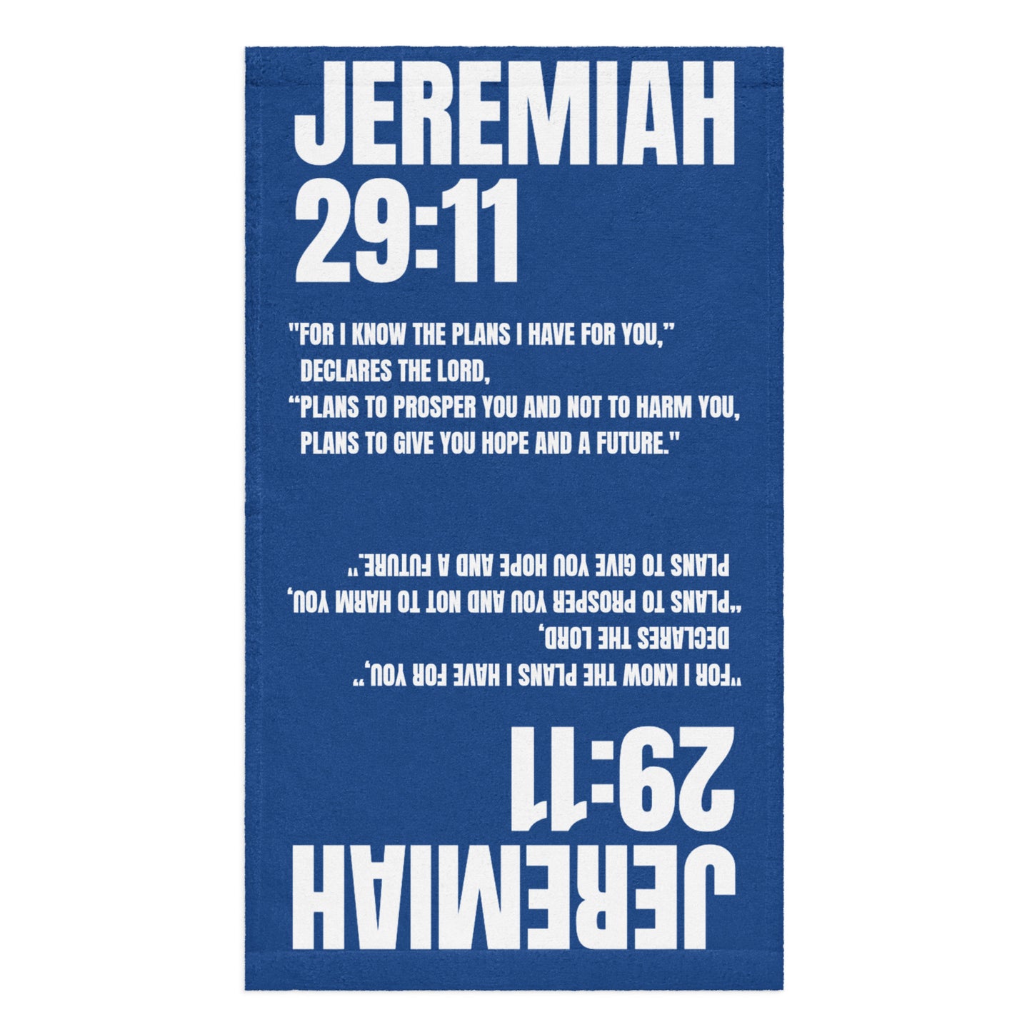 Jeremiah 29:11 Hand Towel - Inspirational Christian Bathroom Decor | GodWare