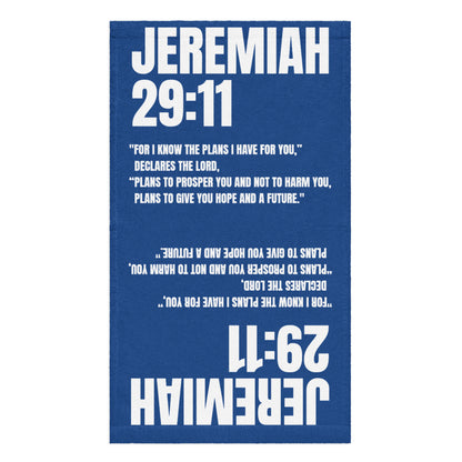Jeremiah 29:11 Hand Towel - Inspirational Christian Bathroom Decor | GodWare