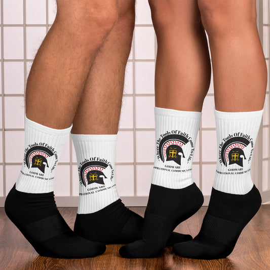 Brand logo socks
