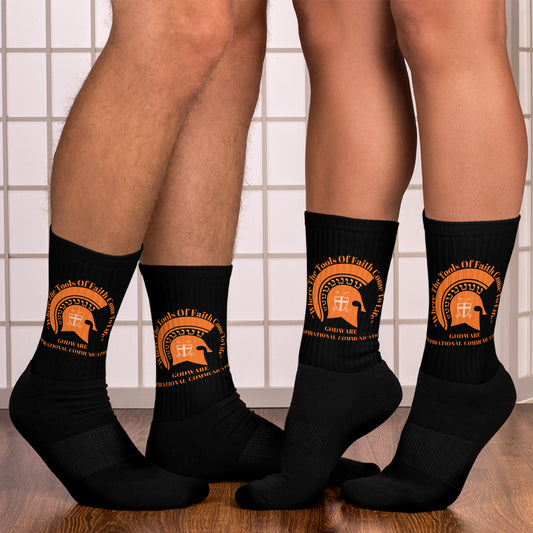 Brand logo socks