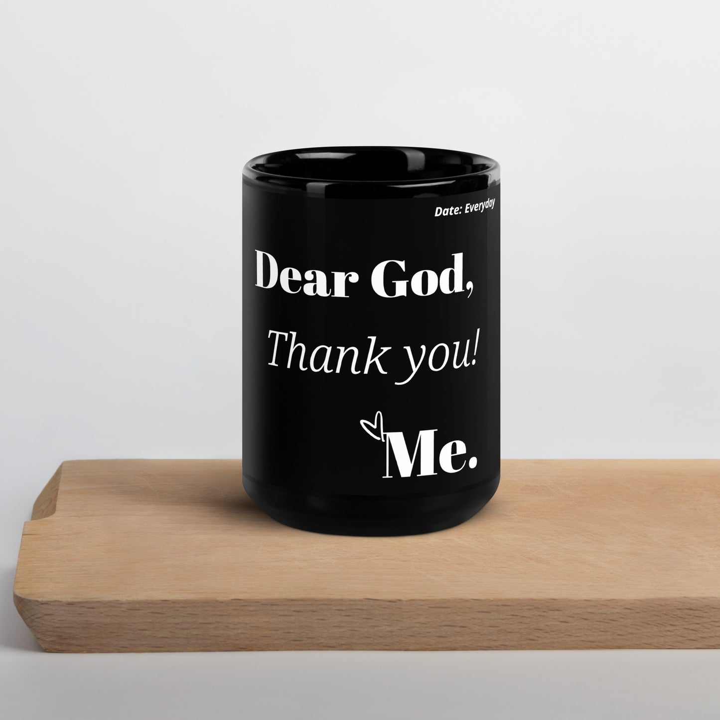 Dear God Inspirational Mug - Hot pink print