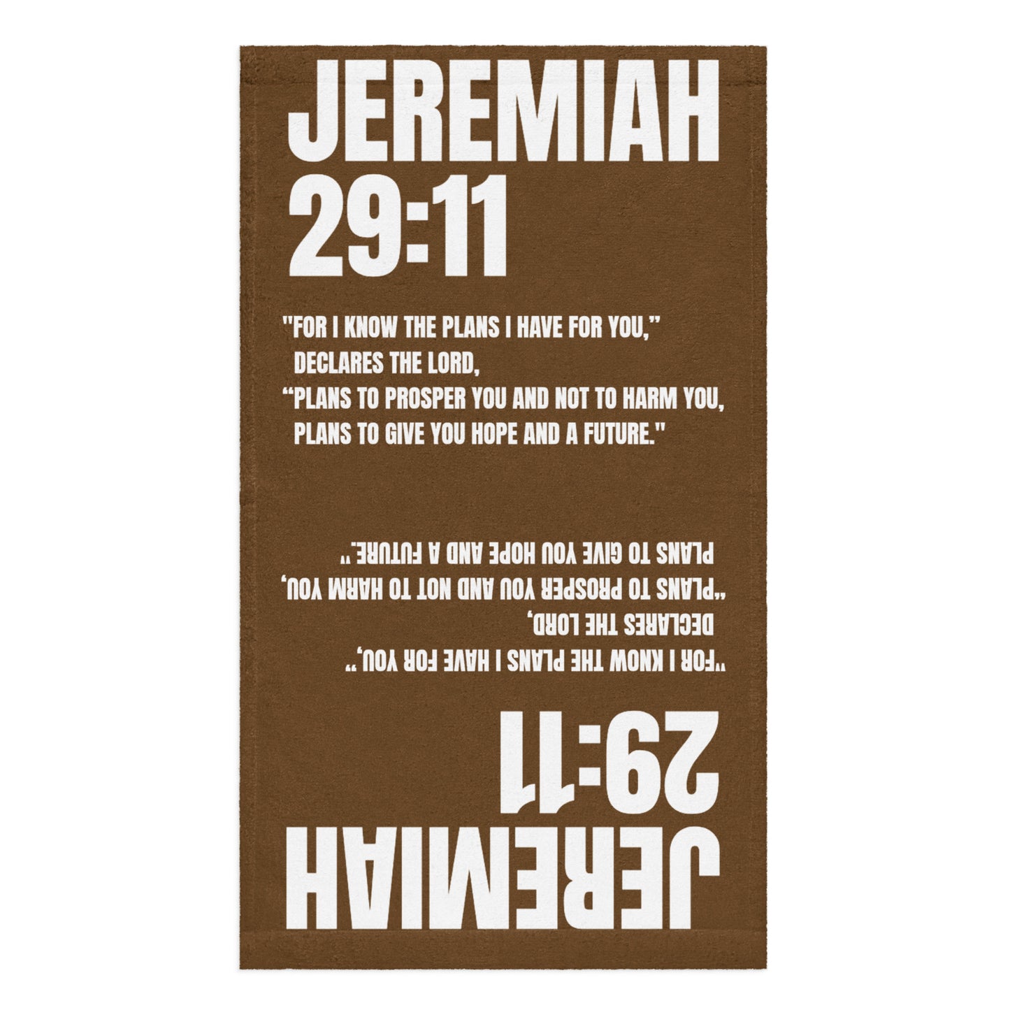 Jeremiah 29:11 Hand Towel - Inspirational Christian Bathroom Decor | GodWare