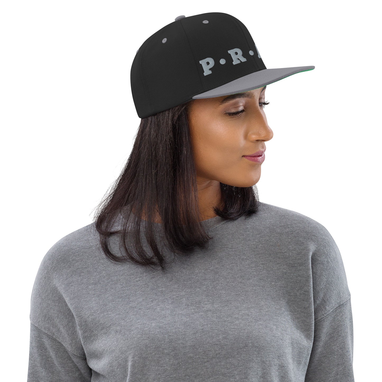 Pray - Classic Snapback Hat (Grey)