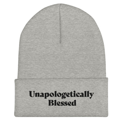 Unapologetic Inspirational Beanie - Blk print