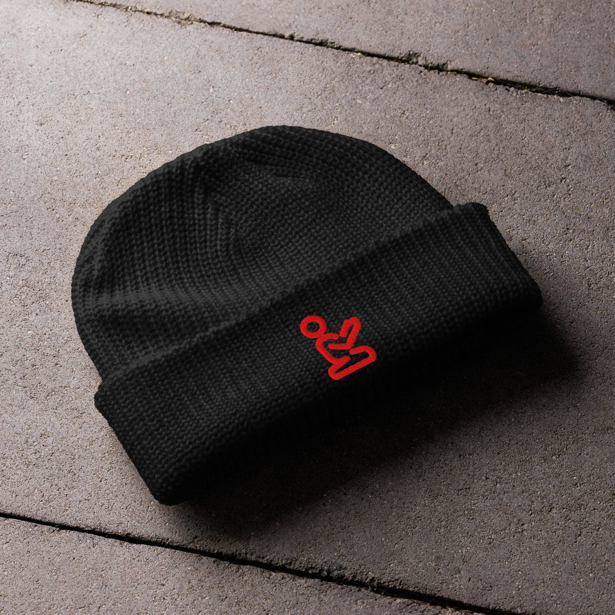 Pray Red Embroidered Christian Fisherman Beanie