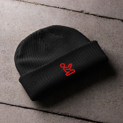 Pray Red Embroidered Christian Fisherman Beanie