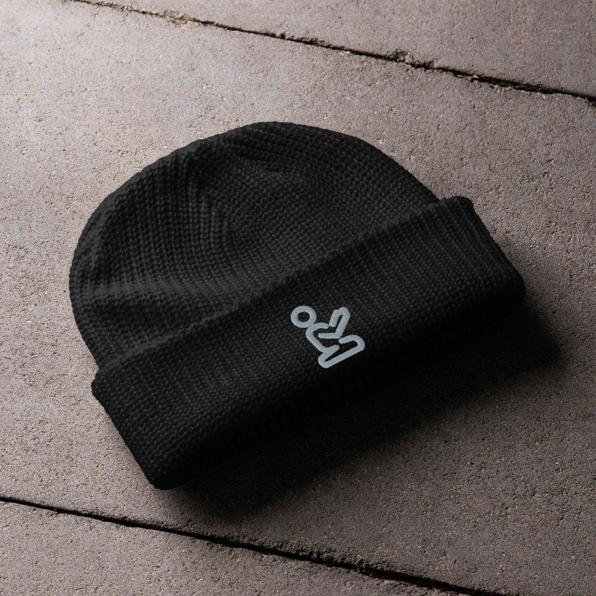 Pray Grey Embroidered Christian Fisherman Beanie