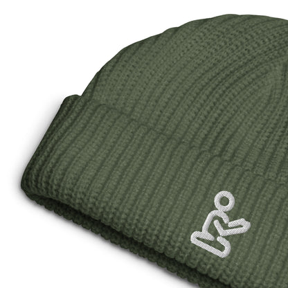 Pray White Embroidered Christian Fisherman Beanie
