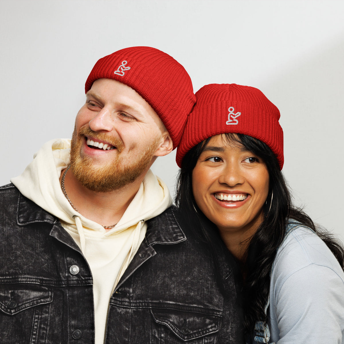 Pray White Embroidered Christian Fisherman Beanie