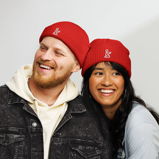 Pray White Embroidered Christian Fisherman Beanie