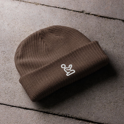 Pray White Embroidered Christian Fisherman Beanie