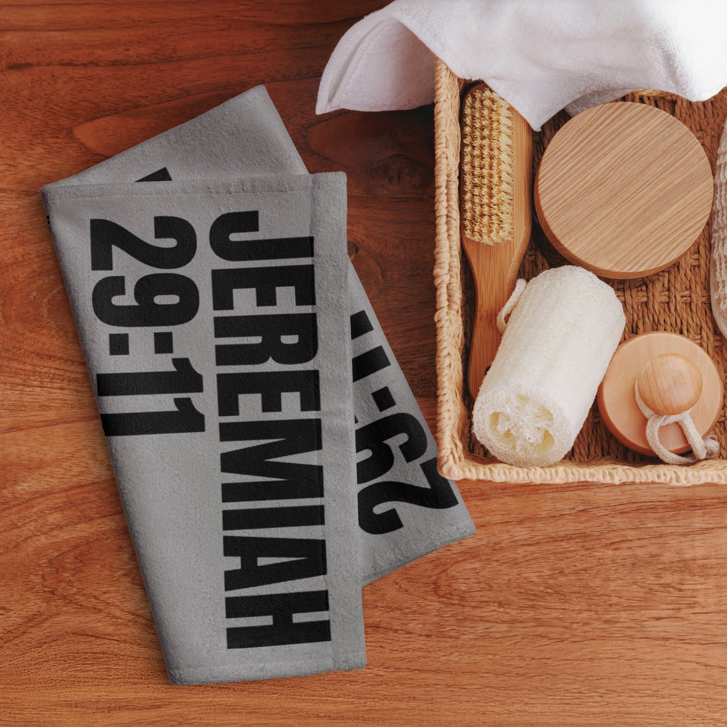 Jeremiah 29:11 Hand Towel - Inspirational Christian Bathroom Decor | GodWare